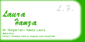 laura hamza business card